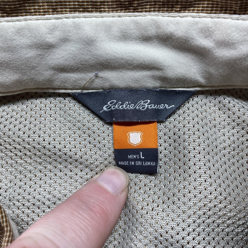 Eddie Bauer Shirt Mens Large Sport‎ Shop Outdoor Adventure Long Sleeve Hiking - Picture 5 of 12